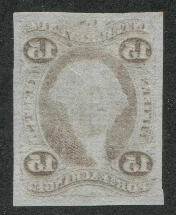R40P3 15c For. Exch. on India, NH Fresh Color Plate Proof, Sound 4 Margins