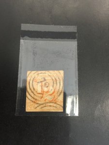 Thurn And Taxis #17 Used, Numerical Cancel (SCV=$65) 