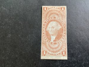 ICOLLECTZONE  US Revenue R74a w/ bottom stamp frame line Very Fine used