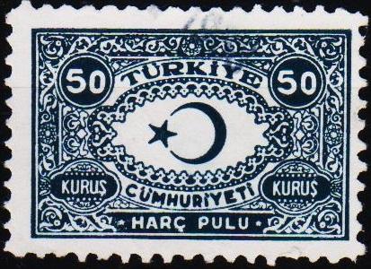 Turkey. Date? 50k Revenue Fine Used