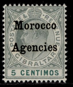 MOROCCO AGENCIES EDVII SG24, 5c grey-green & green, LH MINT. Cat £22. ORDINARY