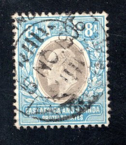 British East Africa & Uganda Protectorate  #24, F/VF, Used, CV $22.50 ...1760014