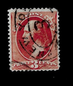 US Sc# 214  3 c Washington - USED - New York Cancel - Crisp Color