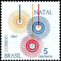 BRAZIL 1967 - Scott# 1072 Christmas Set of 1 NH