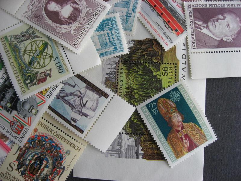 Austria mostly different MNH stamps, check them out!