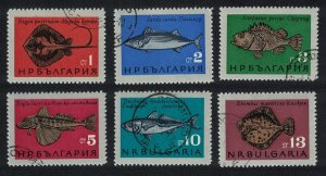Bulgaria Fish 6v 1965 Canc SG#1530-1535 MI#1542-1547