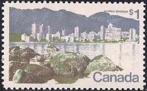 Canada #600 1 Dollar Vancouver, mint OG NH EGRADED XF 90 XXF