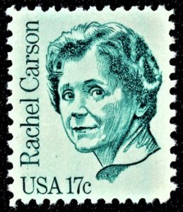 US 1857 MNH VF 17 Cent Rachel Carson Enviromentalist Overall Tagging