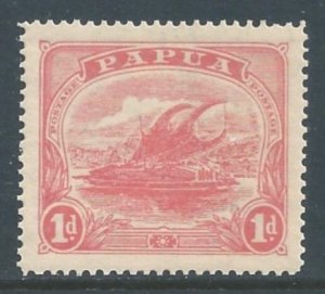 Papua New Guinea #51 NH 1p Lakatoi - Wmk. 74 - Perf 12 1/2