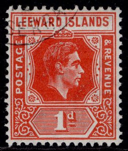 LEEWARD ISLANDS GVI SG99, 1d scarlet, FINE USED.