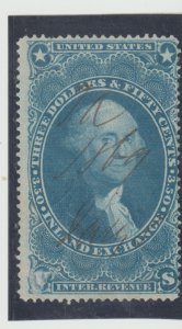 US Scott #R87c $3.50 Inland Exchange Used F-VF SCV $70