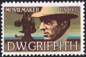 U.S.#1555 D.W. Griffith 10c Single MNH.