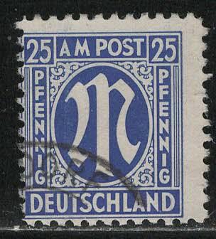 Germany AM Post Scott # 3N13a, used