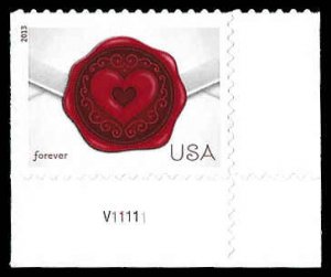 PCBstamps   US #4741 {46c}Sealed with Love, MNH, (14)