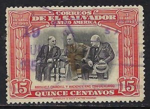 El Salvador 609 VFU FDR Z2590