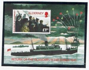 Alderney: 1995, 50th Anniversary of Return of Islanders to Alderney, MNH m/s