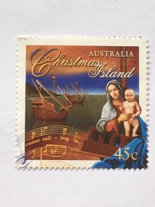 Christmas Island – 1996 –Single “Christmas” Stamp – SC# 402 – Used