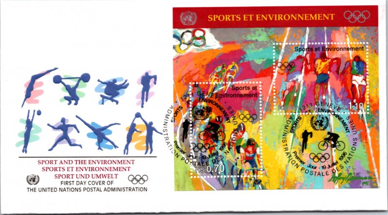 United Nations Geneva, Worldwide First Day Cover, Olympics