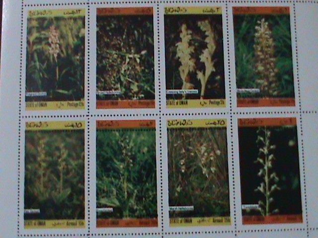 ​OMAN-WORLD RARE WILD PLANTS-MNH-SHEET VF-EST-$12-PROMOTE-50% OFF-HARD TO FIND