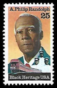 PCBstamps   US #2402 25c A.P. Randolph, Black Heritage, MNH, (43)
