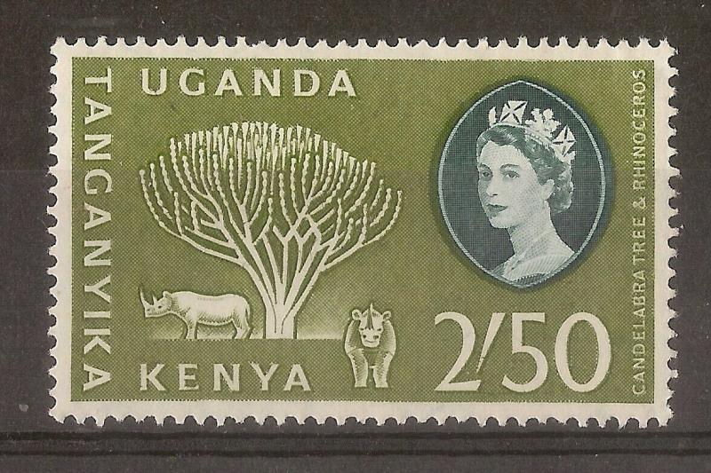 KUT 1960 2/6d Rhino SG195 MNH Cat£11