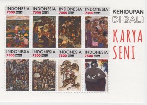 Indonesia / Indonesië - Postfris/MNH - Sheet Karya Seni 2024