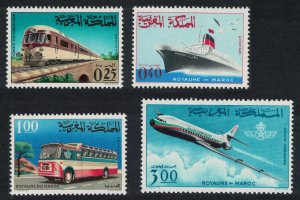 Morocco Train Ship Bus Airplane Transport 4v 1966 MNH SG#190-193 CV£8.30