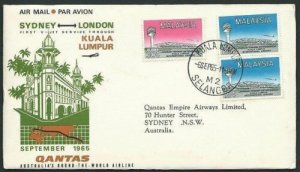 MALAYA 1965 Qantas first flight cover Kuala Lumpur to Sydney..............39075 