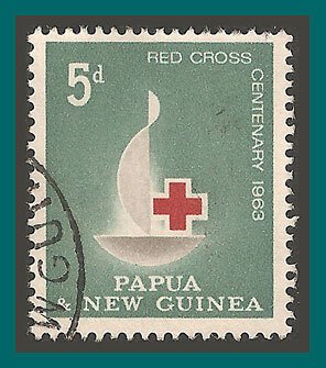 Papua New Guinea 1963 Red Cross Centenary, used  174,SG46