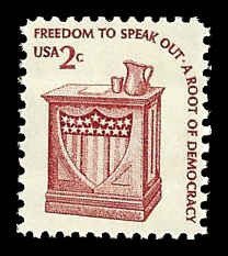 PCBstamps   US #1582 2c Freedom to Speak Out, MNH, (14)