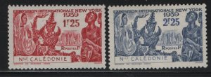 NEW CALEDONIA    215-216  MINT HINGED SET