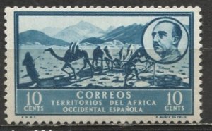 Spanish - West Africa; 1950: Sc. # 4: *+/MLH Single Stamp