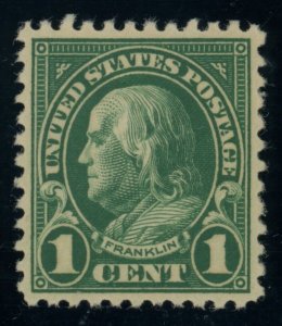 US Stamp #552 Franklin 1c - PSE Cert - VF-XF 85 - MNH - SMQ $55.00