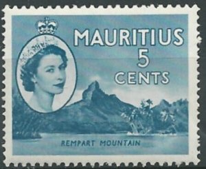 Mauritius # 254 QE II Definitive  5c (1) VLH Unused