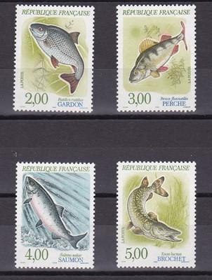 France 2227-30 Fish VF MNH Complete Set SP