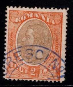 Romania Scott 131 Used stamp wmk 164 Nice  cancel