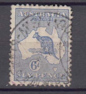 J38791, jlstamps, 1913 australia used #8 kangaroo wmk 8