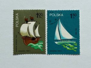 Poland - 1974 – Partial Set (2 of 5) Ship Stamps – 2038 & 2039 – CTO’s