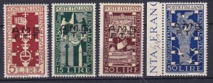 1949 - ITALY - TRIESTE Zone A - Sc#36-39 - MNH**