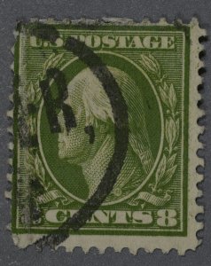 United States #337 Used VG Good Color HRM Interesting Circle Cancel