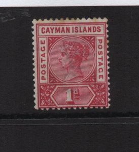 Cayman Islands 1900 SG2 1d mounted mint