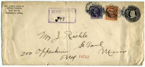 US #509 on Registered Cover
