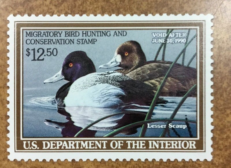 RW56 1989 - US Federal Duck Stamp - Mint OG NH  $12.50 face value