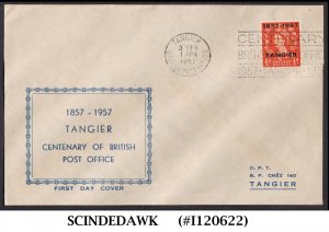 TANGIER - 1957 CENTENARY OF BRITISH POST OFFICE - FDC