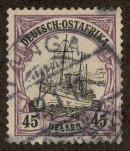 Germany East Africa TANGA 45H Mi28 Deutsche Ostafrika DOA Unwmk 109830