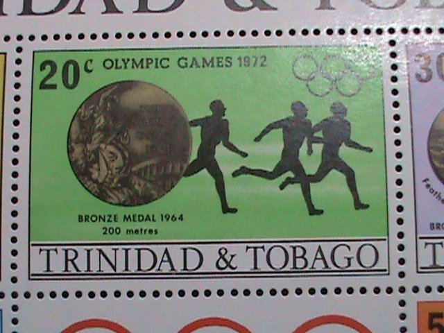 ​TRINIDAD & TOBAGO STAMP:1972 SC# 227a 20TH OLYMPIC GAMES MUNICH'72   MNH S/S