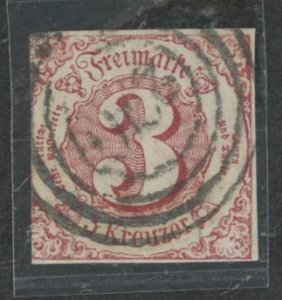 Thurn & Taxis #53 Used Single