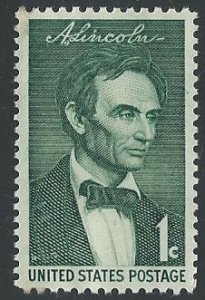 US Cat # 1113, Lincoln, MNH-DG*-