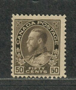 Canada Sc#120 M/H/F-VF, Cv. $70