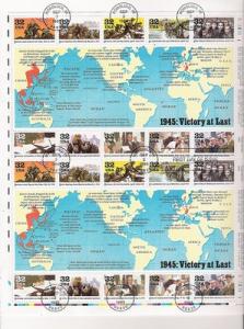 SCOTT# 2981 FULL SHEET, FDC, UNADDRESSED